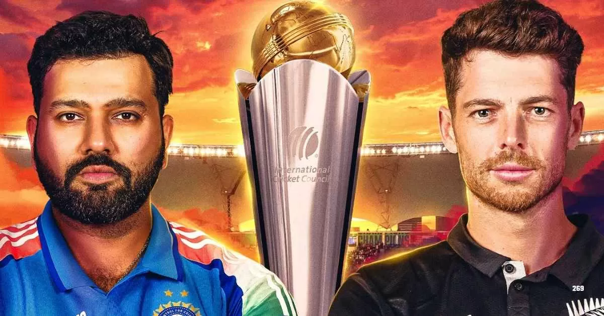 ind vs nz icc champions trophy 2025