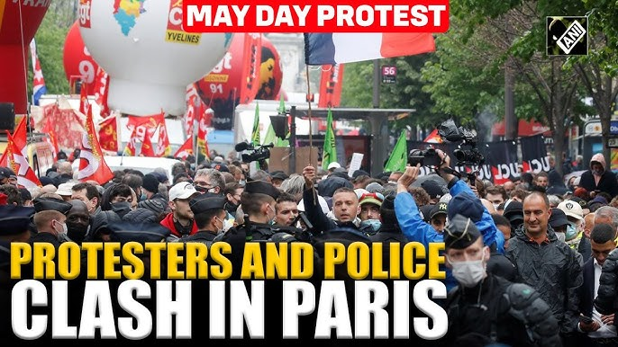 Top 5 Shocking Moments from May Day Clashes in Paris 2 paris