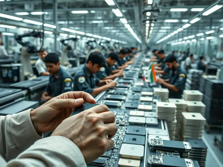 Apple India Manufacturing Growth Faces Risks from US-China Trade Reset