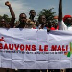 mali protestors lets save mali