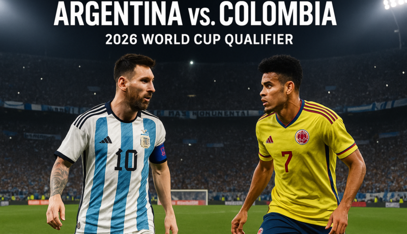 Argentina vs Colombia in World Cup qualifiers 800x460 1