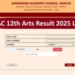 JAC 12th Arts result 2025 live