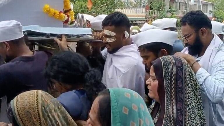 Sole Air India Crash Survivor Attends Brother’s Funeral in India