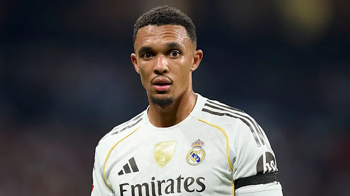 Trent Alexander-Arnold Liverpool farewell Trent Alexander-Arnold lifts the Premier League trophy