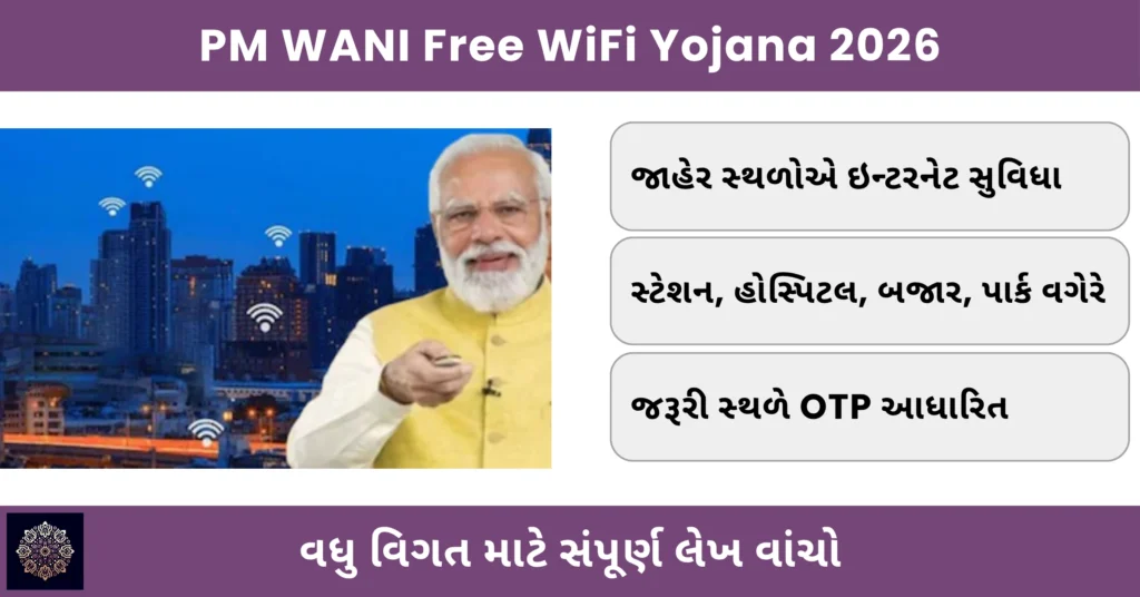 PM WANI FREE WIFI YOJANA