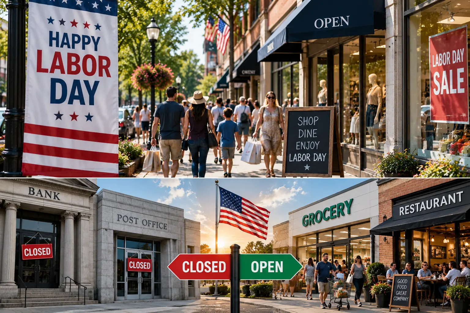 Labor Day 2026 open and closed businesses across the United States